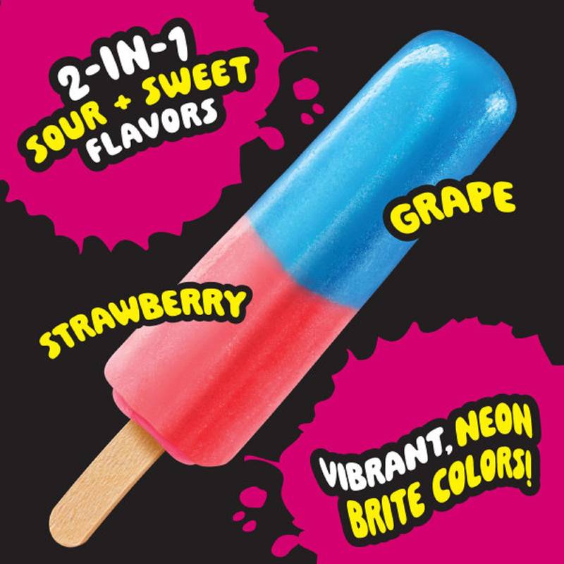 Trolli Grape Strawberry Frozen Gummi Pops, 10ct