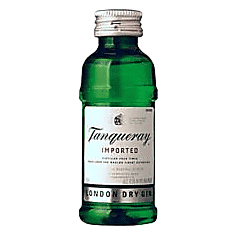 Tanqueray London Dry Gin, 50 mL (94.6 Proof)