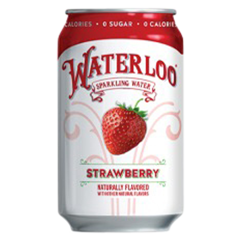 Waterloo Sparkling Water Strawberry Single 12oz Can