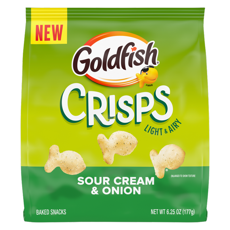 Goldfish Crisps Sour Cream & Onion 6.25oz