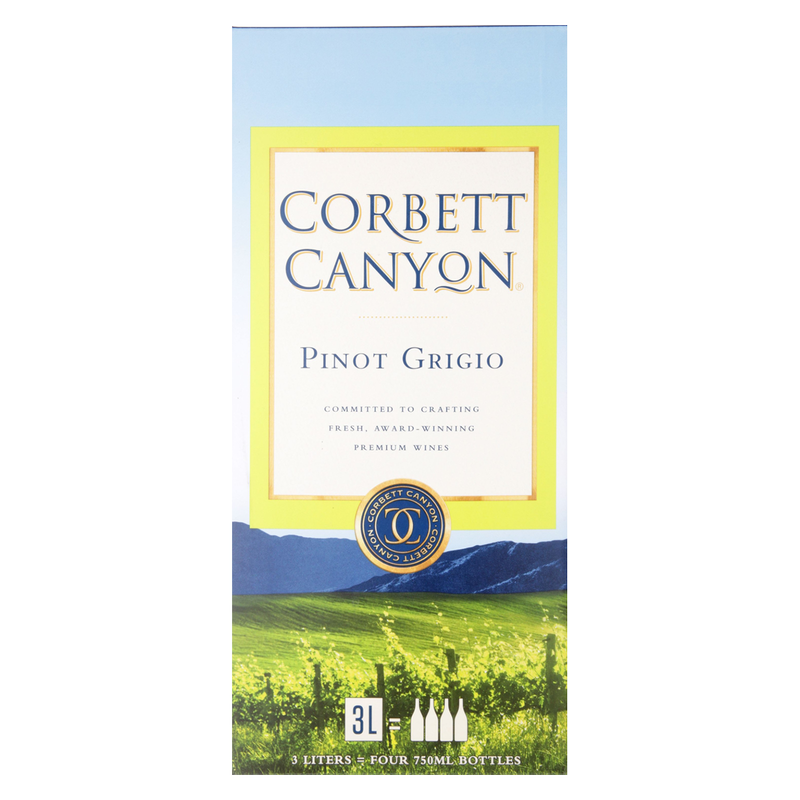 Corbett Canyon Pinot/Grgo 3 3L 12% ABV