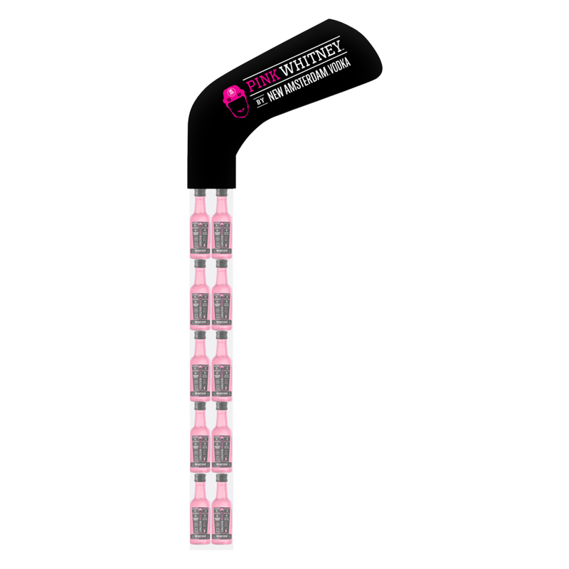 New Amsterdam Pink Whitney Vodka Hockey Stick 50ml 10pk (60 Proof)
