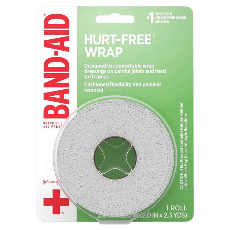 Band-Aid Hurt Free Wrap 2" x 2.3 yds 1ct