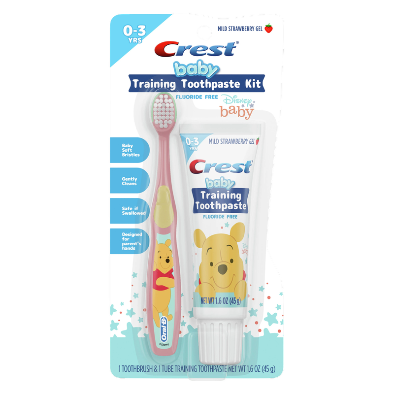 Crest Training Toothpaste & Toothbrush Kit, Winnie the Pooh
