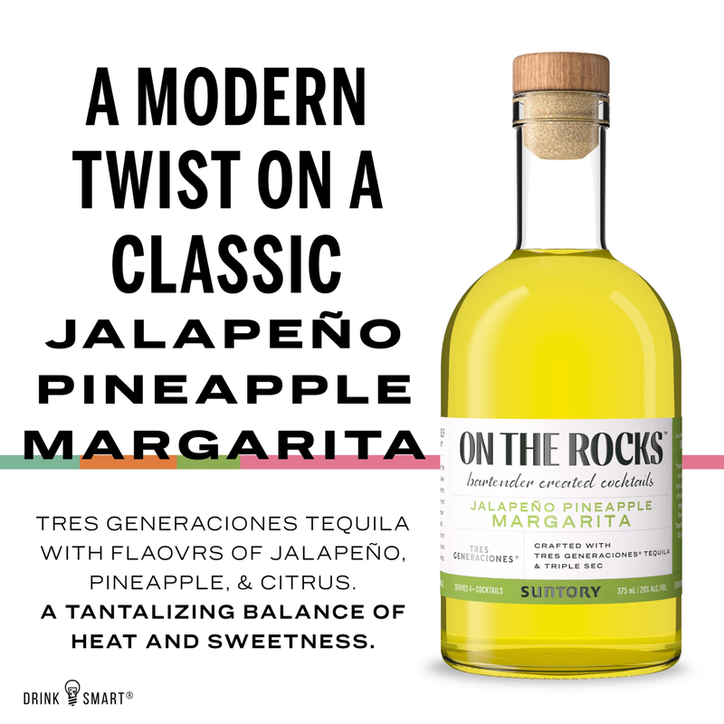 On The Rocks Tres Generaciones Jalapeno Pineapple Margarita 375 ml (40 proof)