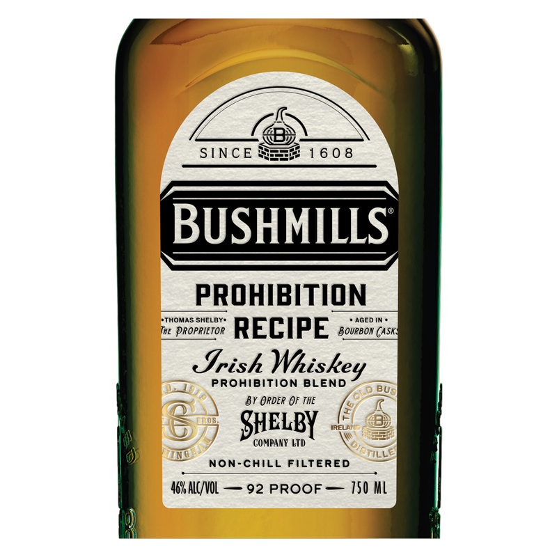 Bushmills Prohibition Recipe X Peaky Blinders 750ml (92 Proof)