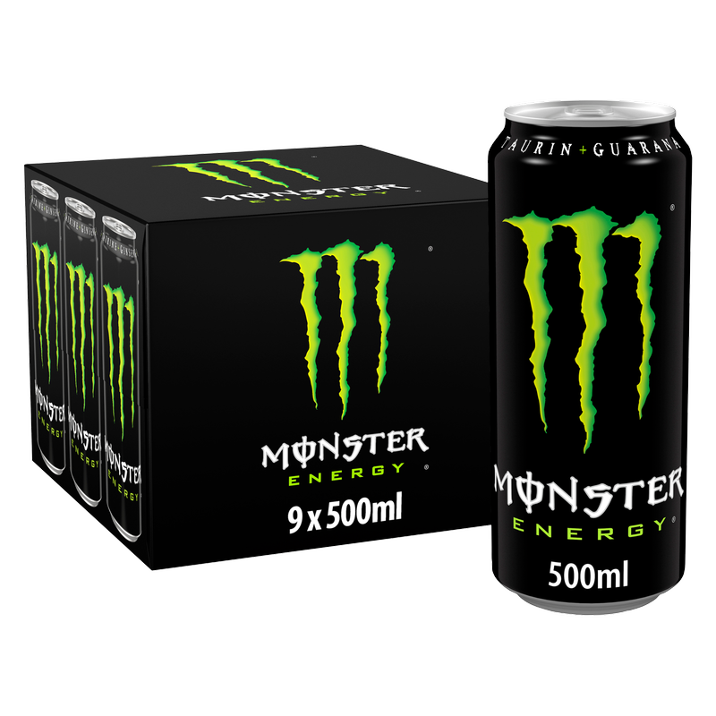 Monster Energy, 9 x 500ml