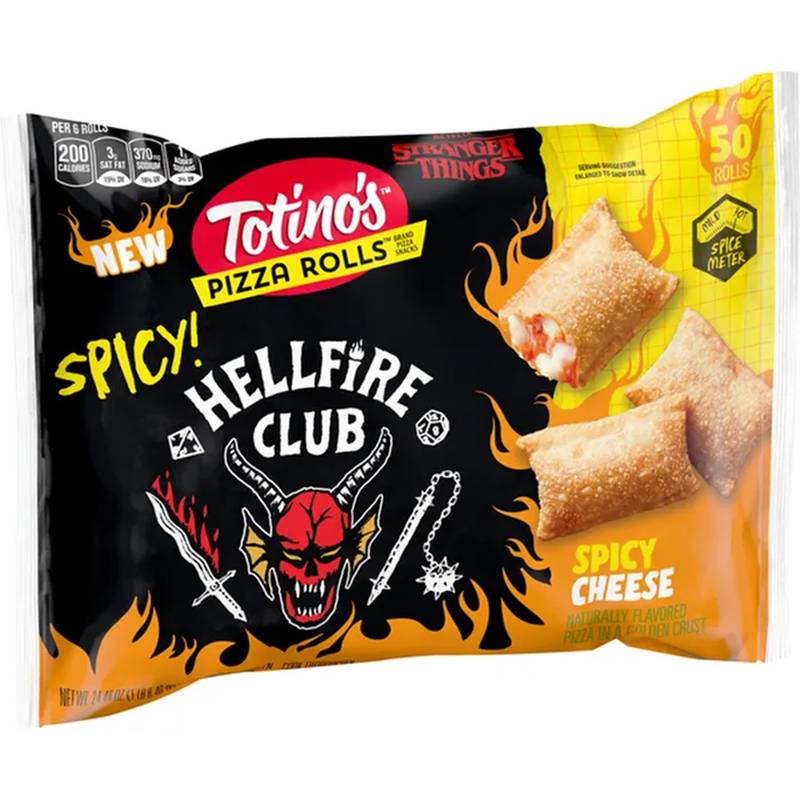 Totino's Frozen Spicy Cheese Pizza Rolls, 24.46oz. 