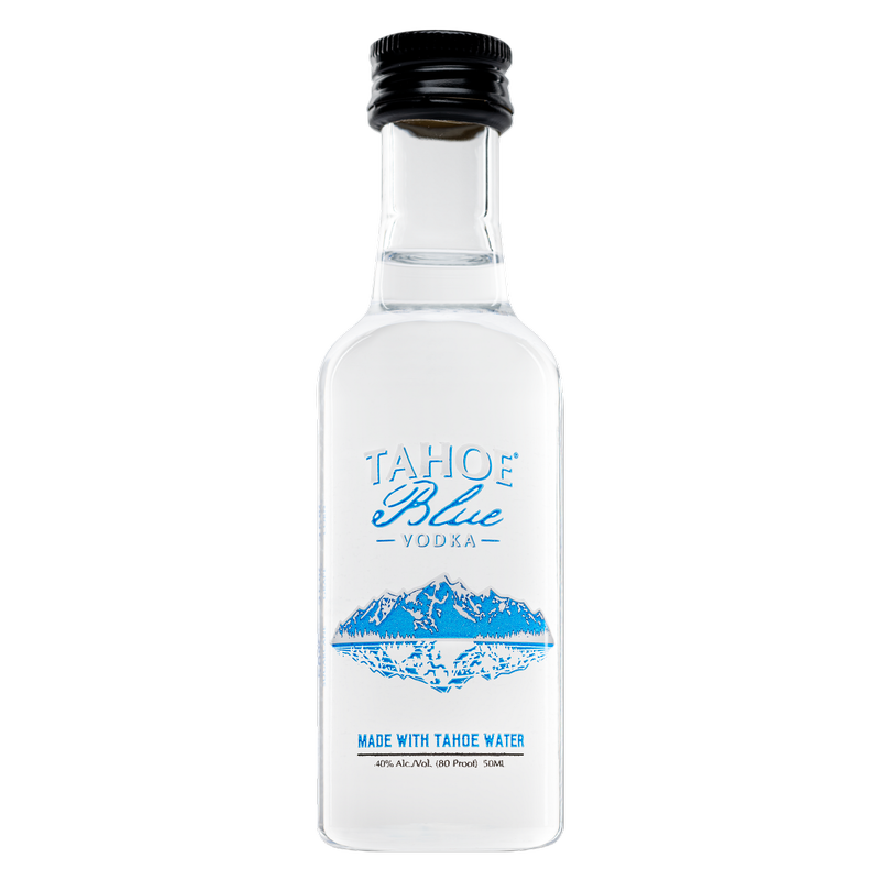 Tahoe Blue Vodka Plastic 50ml (80 Proof)