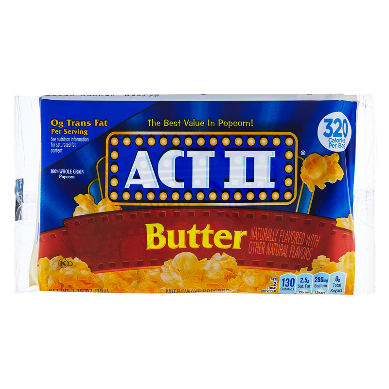 Act II Butter Popcorn 2.75oz
