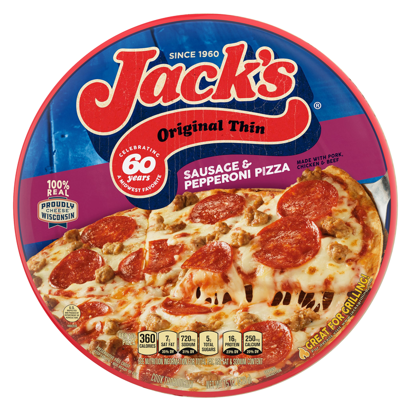 Jack's Sausage & Pepperoni Pizza 15oz