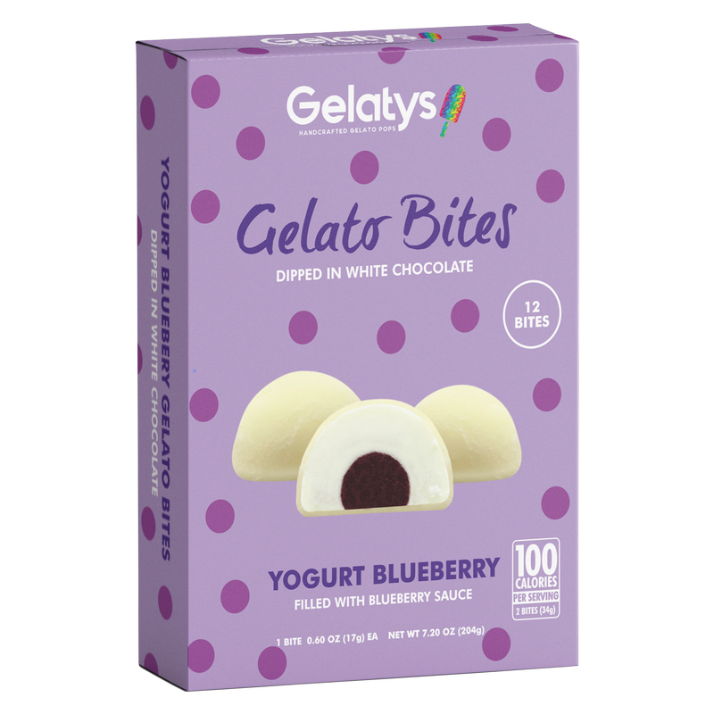 Gelatys Yogurt Blueberry Bites 12pk 7.2oz