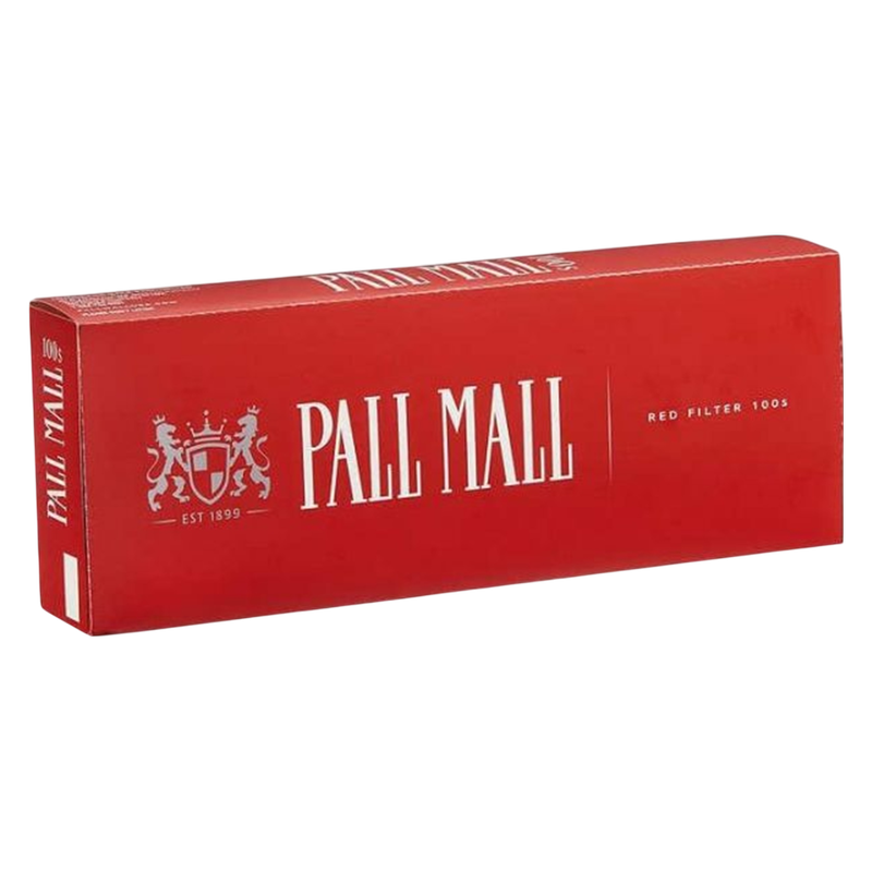 Pall Mall Red Box 100's Cigarettes Carton