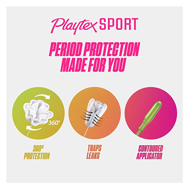 Playtex Sport Tampons Ultra Absorbency 36pk - Delivered In As Fast