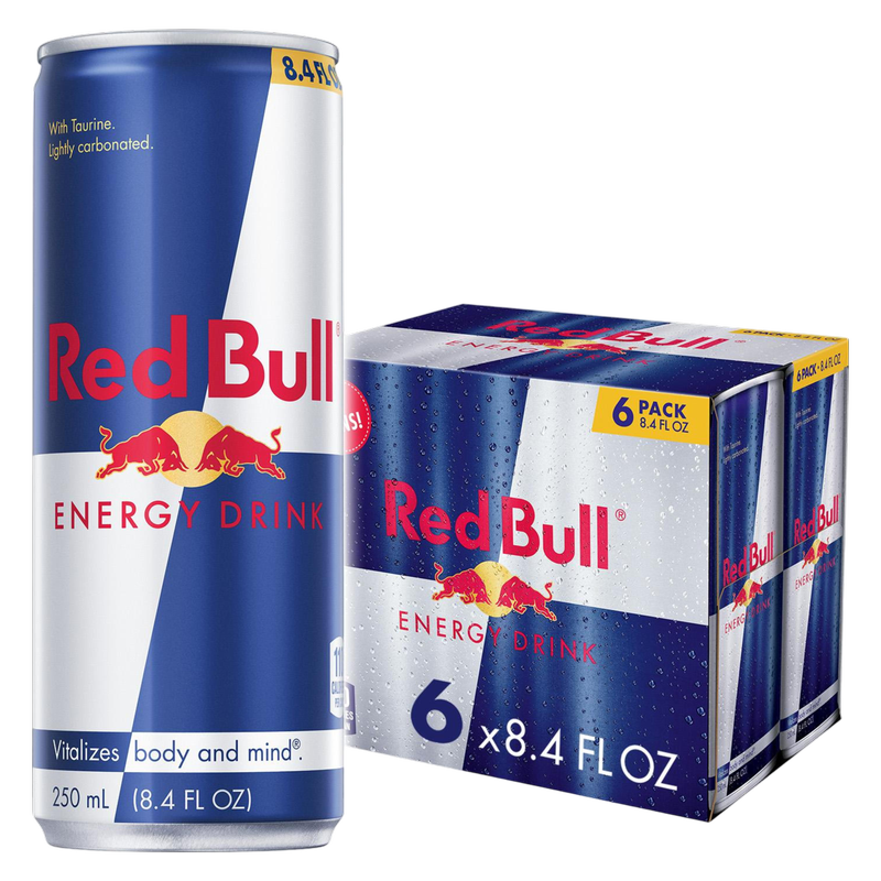 Red Bull Energy Drink 6pk 8.4oz Can