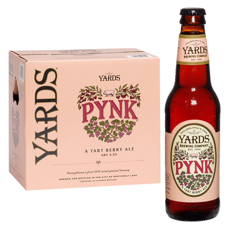 Yards Pynk 12 Pack 12 oz Bottles
