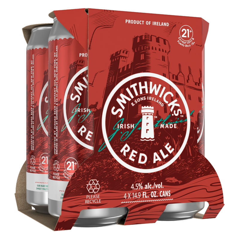 SMITHWICK'S RED ALE 4PKC (4PKC 14.9)