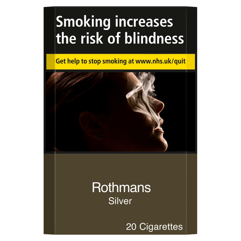 Rothmans Silver Cigarettes, 20pcs