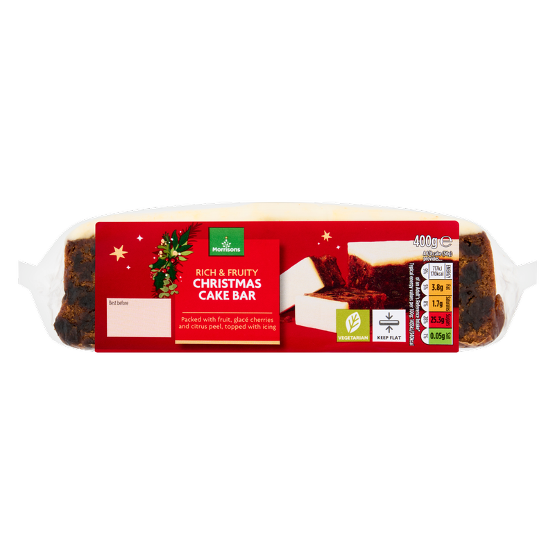 Morrisons Iced Fruit Bar Slab, 400g