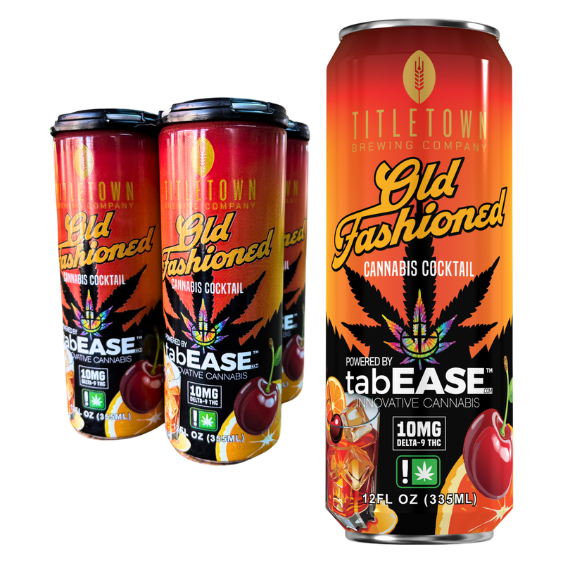 Titletown 10mg THC Old Fashioned Cannabis Cocktail 4pk 12oz Can
