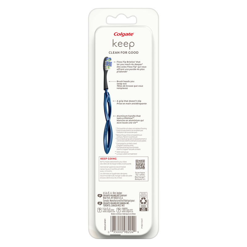 Colgate Keep Manual Toothbrush Deep Clean Starter Kit