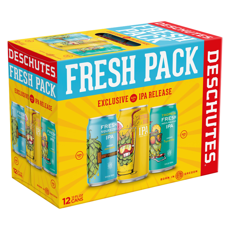 Deschutes Fresh Pack Variety 12pk 12oz Can