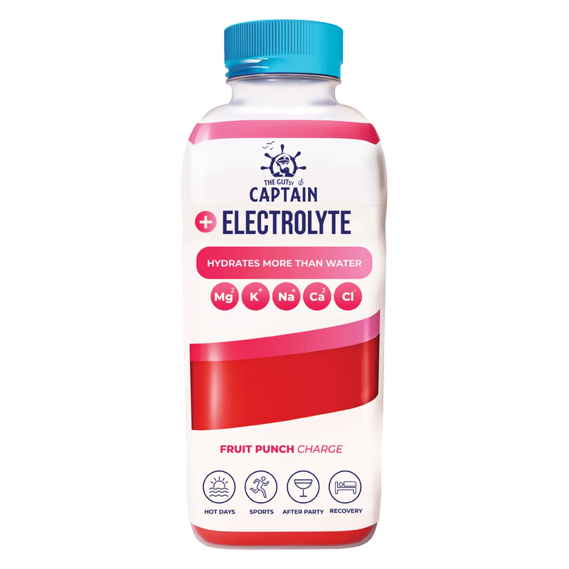The GUTsy Captain Electrolytes Fruit Punch, 600ml