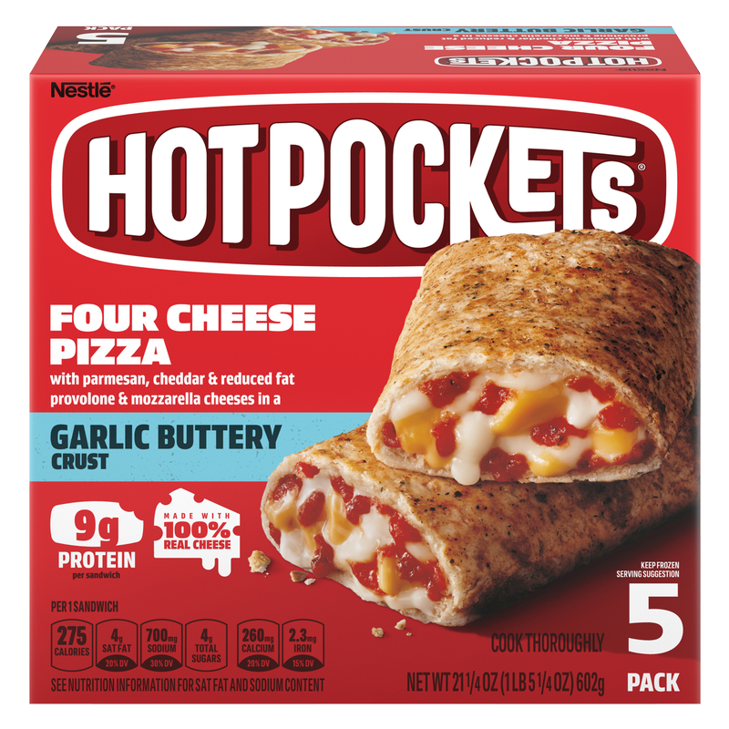 Hot Pockets Four Cheese Pizza 2ct 8.5oz
