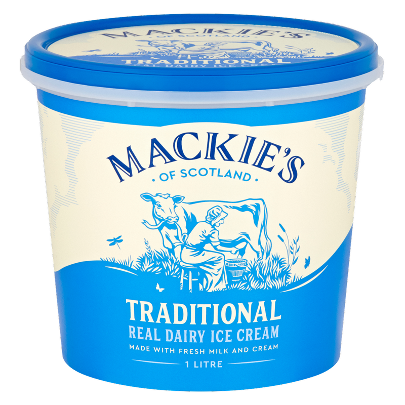 Mackie's Traditional Real Dairy Ice Cream, 1L