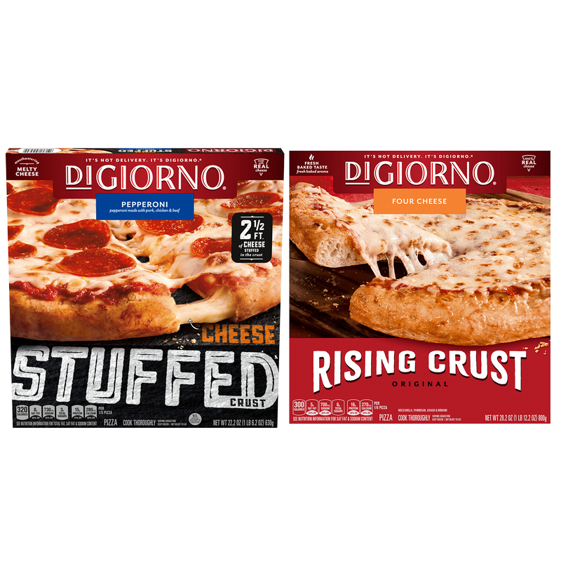 Digiorno Original Rising Crust & Cheese Stuffed Crust Pizza Bundle
