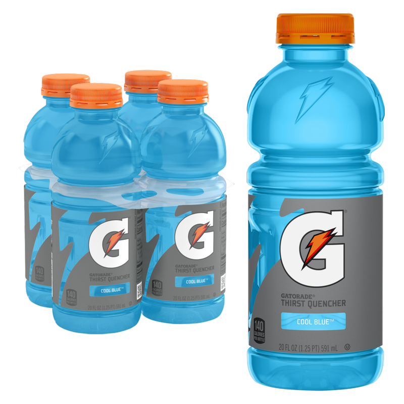 Gatorade Thirst Quencher Cool Blue 4pk 20oz Btl