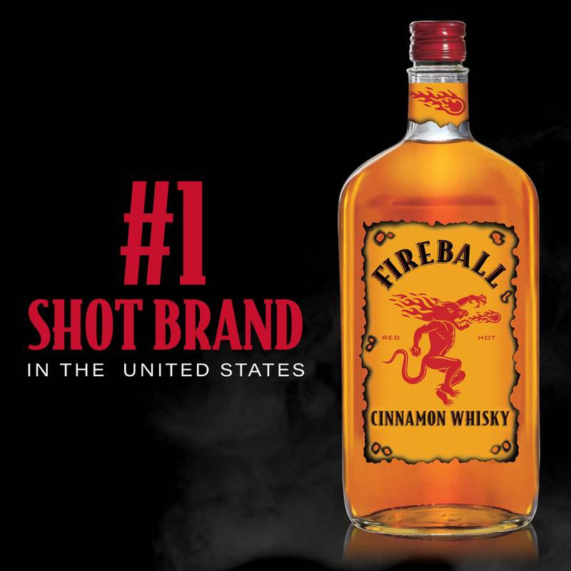 Fireball Hot Cinnamon Blended Whisky 750ml (66 proof)