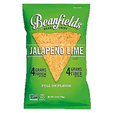 Beanfield's Jalapeno Lime Bean Chips 5.5oz