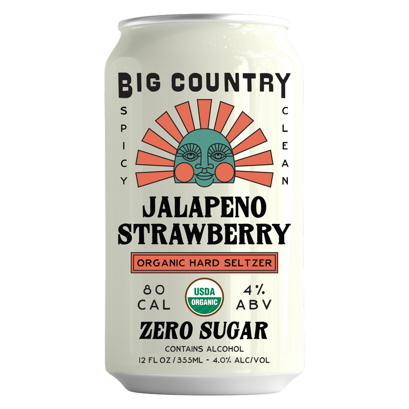 Big Country Jalapeno Strawberry Seltzer 6pk 12oz Can