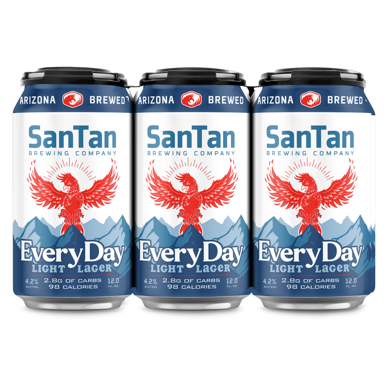 SanTan Everyday Light Lager 6pk 12oz Can