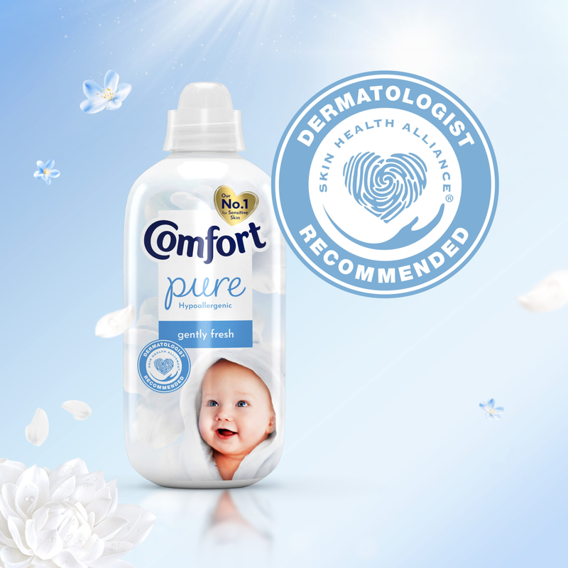 Comfort Sensitive Fabric Conditioner Pure 31 Washes, 930ml