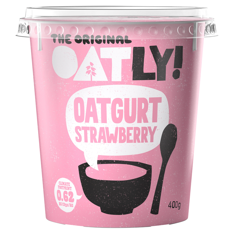 Oatly Oatgurt Strawberry, 400g