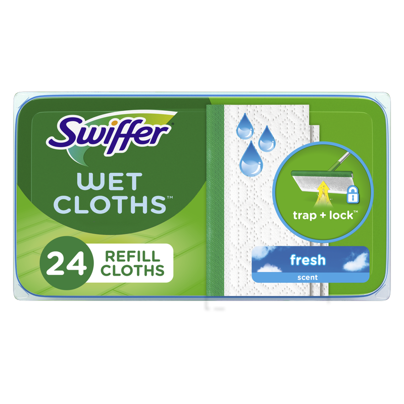 Swiffer Sweeper Wet Sweeping Cloths 24ct