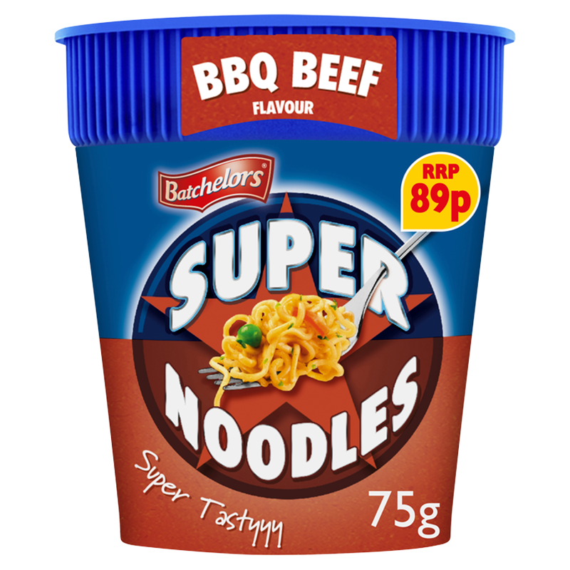 Batchelors Super Noodles Bbq Beef Pot, 75g