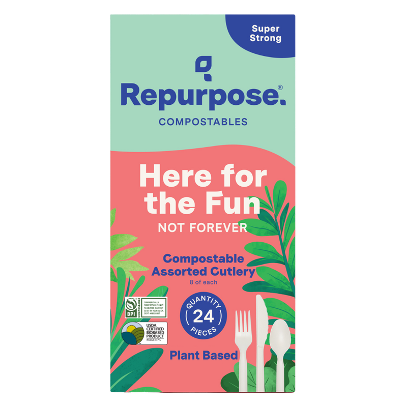	Repurpose Compostable Assorted Cutlery, 24 ct