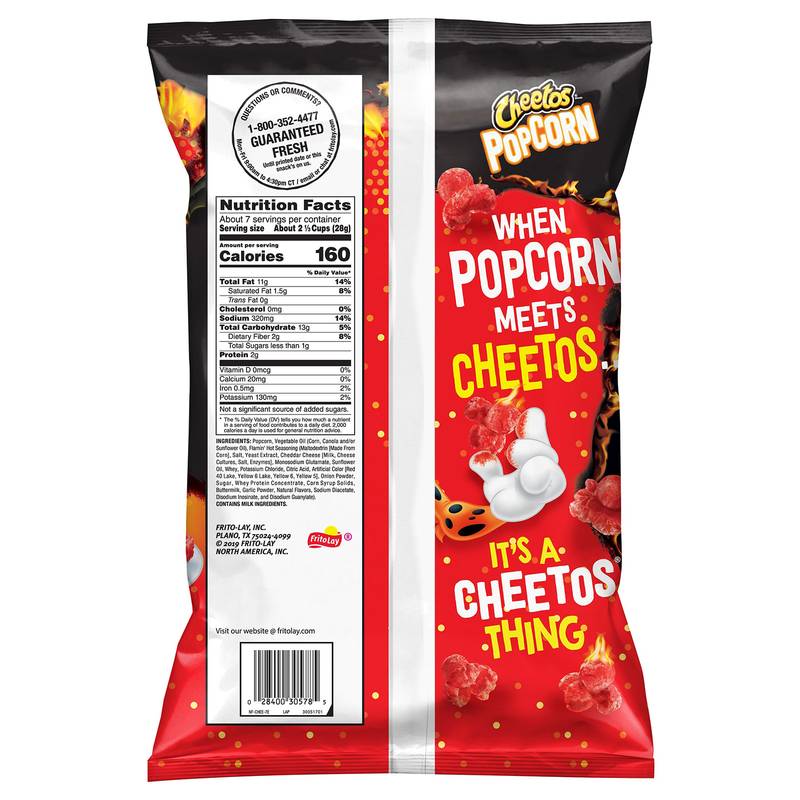 Cheetos Flamin' Hot Popcorn 6.5oz