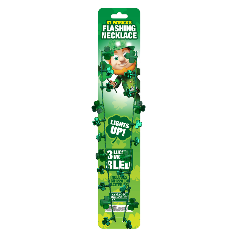 St. Patrick's Light Up Necklace