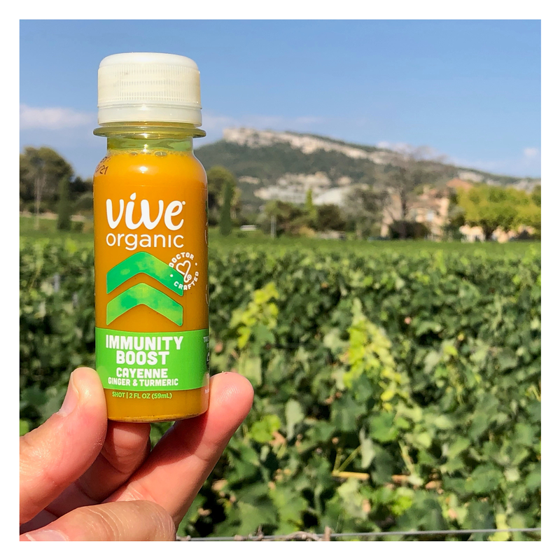 Vive Organic Immunity Boost Cayenne, Ginger & Turmeric Shot 2oz Btl