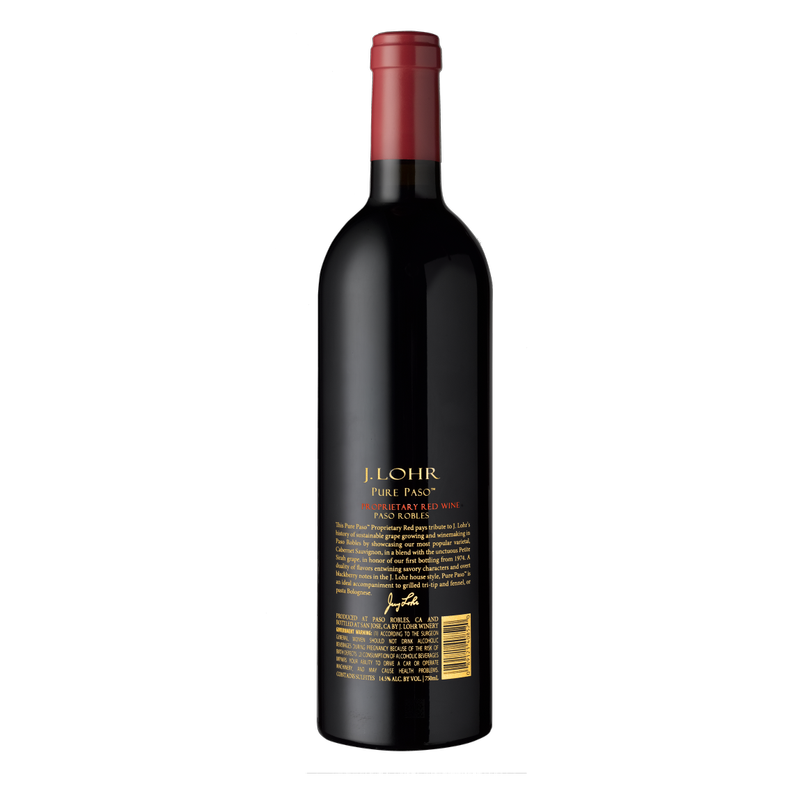 J. Lohr Pure Paso Proprietary Red Wine 750ml