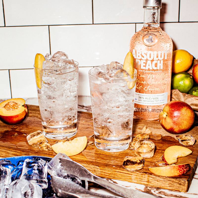 ABSOLUT Peach Flavored Vodka 750 ML 76 Proof