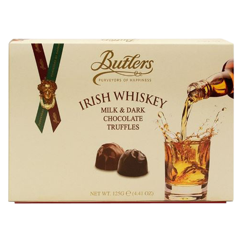 Butler's Irish Whiskey Milk & Dark Chocolate Truffles 4.4oz