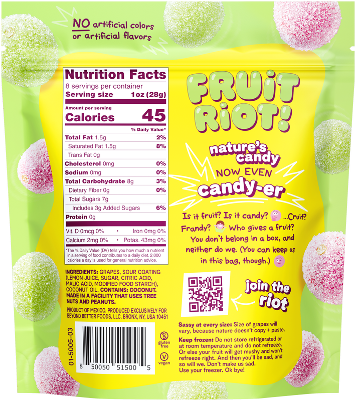 Fruit Riot Grape Sour Candy