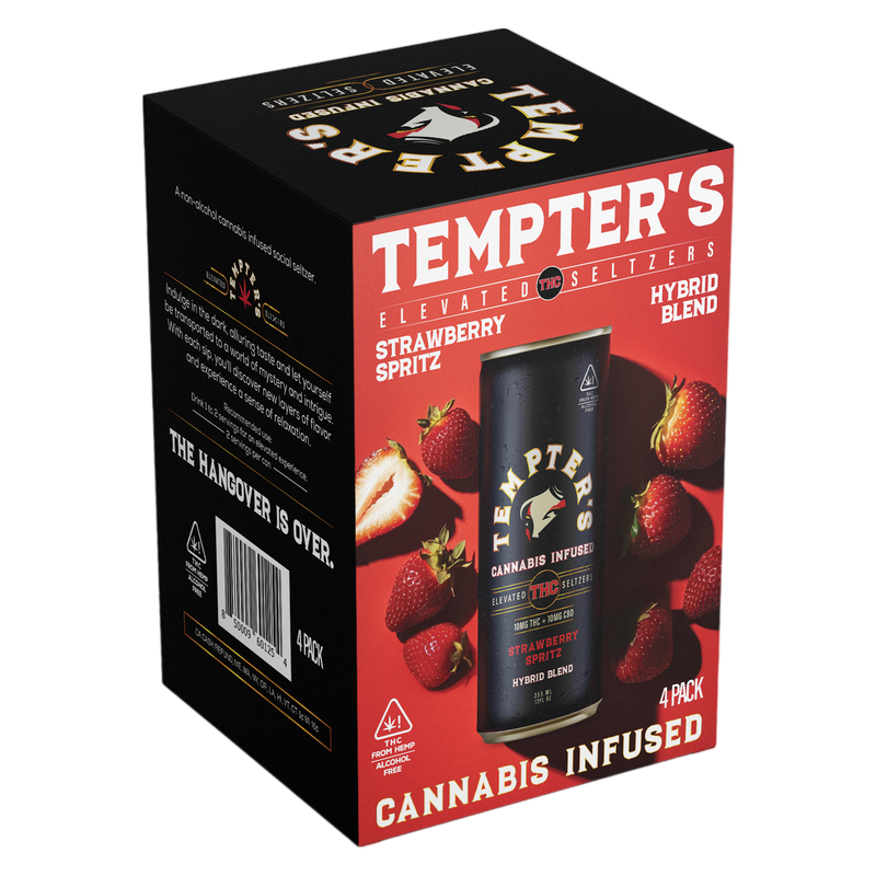 Tempter's Hybrid 10mg THC Spritz 4pk 12oz Can