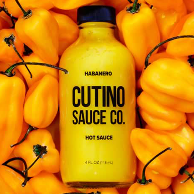 Cutino Sauce Co. Habanero Hot Sauce 4oz