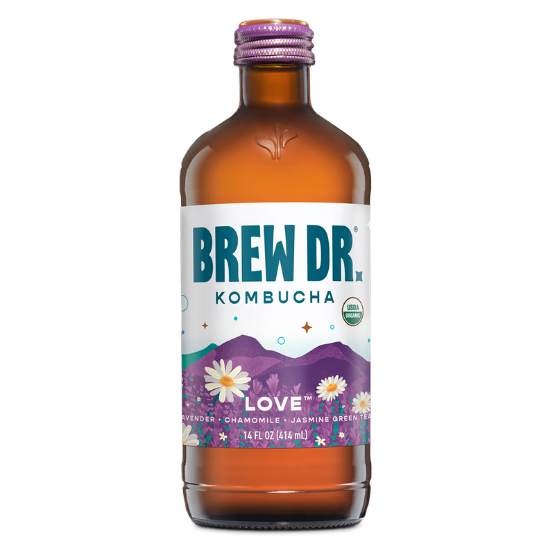 Brew Dr. Organic Love Kombucha 14oz Btl - Delivered In As Fast As 15 ...